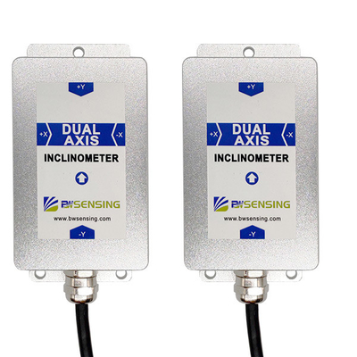 BWS4000 Digital Output Dual Axis Inclinometer Tiltmeter Accuracy 0.001°
