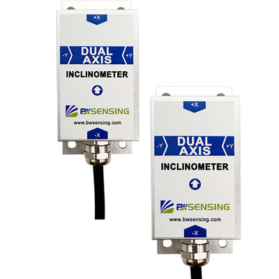 BWM468 Current Output Dual Axis Inclinometer Tiltmeter Accuracy 0.005° 4-20mA/0-20mA/0-24mA,Digital TTL